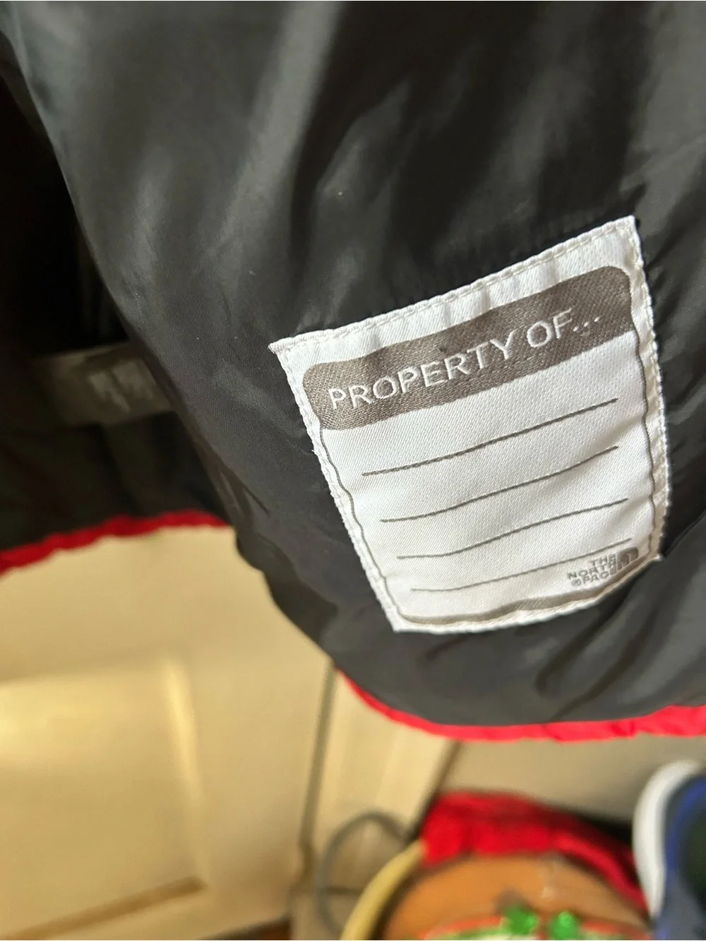 The North Face Boys Red and Black Puffer Jacket XL
